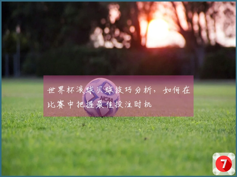 世界杯滚球买球技巧分析，如何在比赛中把握最佳投注时机