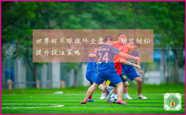 世界杯买球技巧全盘点：助你轻松提升投注策略